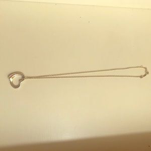 Authentic Tiffany&Co Elsa Peretti heart necklace